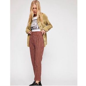 NWOT FREE PEOPLE Rumors Textured Harem Pants